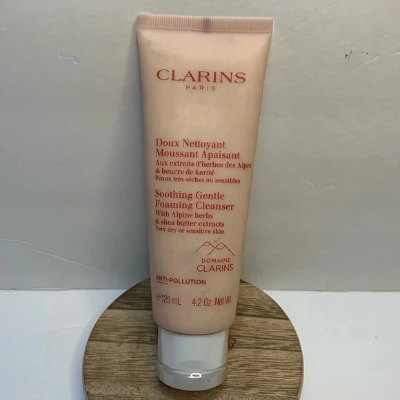 CLARINS Gentle Face Wash Cleanser Skin with Shea Butter 4.2 fl oz/125ml New - Picture 2 of 6